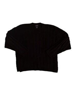 Christopher Rand Y2K Black Chenille Sweater